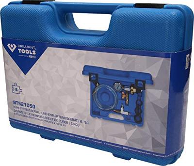 Brilliant Tools BT521050 Koelsysteem vul- en ontluchtingsapparaat, 6-delig Brilliant Tools BT521050 Koelsysteem vul- en ontluchtingsapparaat, 6-delig