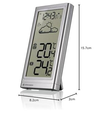 BRESSER Meteo Temp weerstation (zilveren)