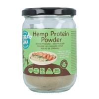 Raw hennep protein poeder in glas bio 200 Gram - thumbnail