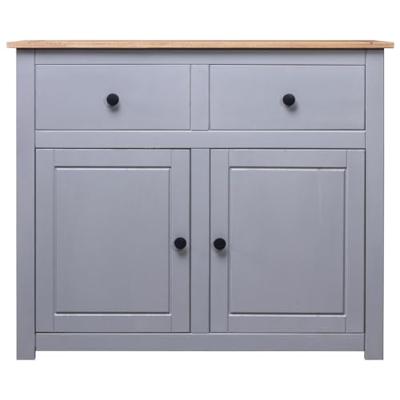 Dressoir Panama Range 93x40x80 cm massief grenenhout grijs