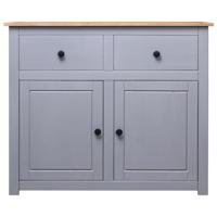 Dressoir Panama Range 93x40x80 cm massief grenenhout grijs - thumbnail