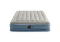 Intex 64118ND Pillow Rest Mid-Rise 2-Persoons Luchtbed 152x203x30 cm + Ingebouwde Pomp Grijs/Blauw - thumbnail