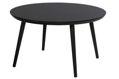Hartman Ronde Tuintafel 'Sophie Studio' HPL, 128cm, kleur Zwart
