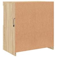 Dressoir met LED-verlichting 60x37x67 cm sonoma eikenkleurig - thumbnail