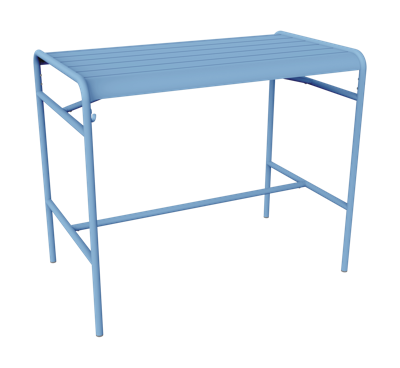 Fermob Luxembourg tuintafel hoog 126x73 cm Maya Blue