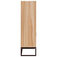 Hoge kast 60x35x125 cm bewerkt hout - thumbnail