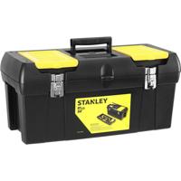 STANLEY 1-92-067 Werkzeugbox Millenium Kunst. 610x270x284mm Metallverschluss Gereedschapsbox Zwart, Geel - thumbnail