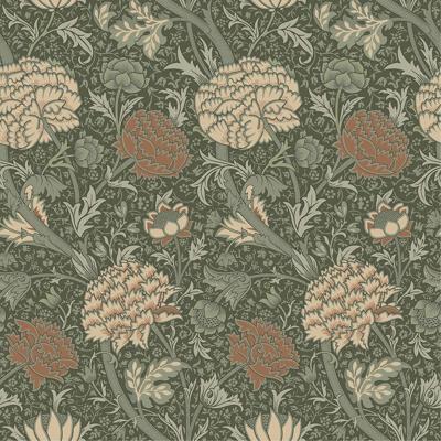 Dutch Wallcoverings Hidden Treasures - Cray Rood/Groen