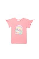 Someone Zomer t-shirt meisjes - koraal - jardin - thumbnail