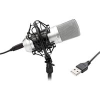 Tie Studio Condenser Mic WH USB-studiomicrofoon Kabelgebonden Incl. shockmount, Incl. kabel - thumbnail