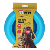 Excellent Pets No-Spill Bowl 800ml Blauw M - thumbnail