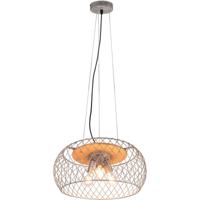 LED Hanglamp 3-lichts E27 - Rond Antiek Nikkel Aluminium Design - thumbnail