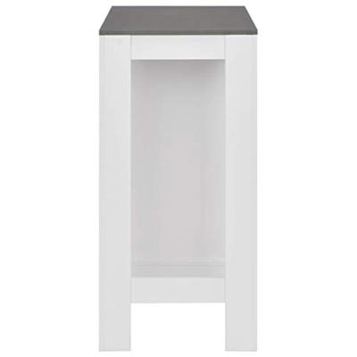 Bartafel met schap 110x50x103 cm wit