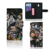 Xiaomi Redmi 8A | Telefoonhoesje met foto | Badges | Portemonnee hoesje - thumbnail