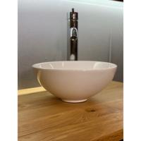 Waskom Casajoy Rond 28x12 cm Keramiek Wit Casajoy - thumbnail