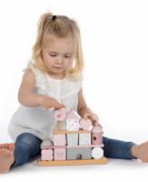 Label Label Stapelhuis roze - thumbnail