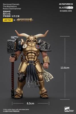 Warhammer Age of Sigmar Actionfigur Stormcast Eternals The Blacktalons Rostus Oxen hammer 20 cm - thumbnail