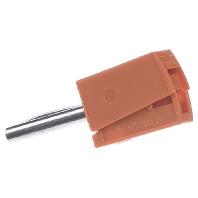 WAGO 215-111 Banaanstekker Stekker, recht Stift-Ø: 4 mm Zwart, Geel, Blauw, Wit, Oranje 50 stuk(s)