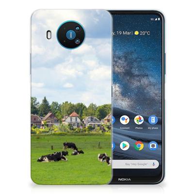 Nokia 8.3 | TPU Hoesje | Koeien Nokia 8.3 | TPU Hoesje | Koeien