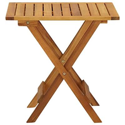 VidaXL Bistrotafel 46x46x47 cm massief acaciahout VidaXL Bistrotafel 46x46x47 cm massief acaciahout