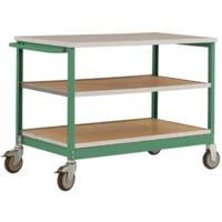 Manuflex MW2002.6011 Mobiele werkbank model 2 met Geolied luchtfilter multiplex afdekplaat 30 mm bxdxh 1135 x 590 x 810 mm - thumbnail