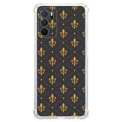 OPPO A16 | A16s | A54s Doorzichtige Silicone Hoesje Franse Lelie OPPO A16 | A16s | A54s Doorzichtige Silicone Hoesje Franse Lelie