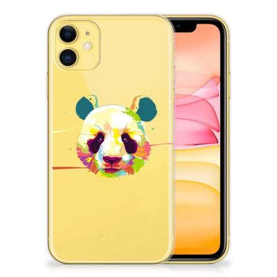 Apple iPhone 11 Telefoonhoesje met Naam Panda Color Apple iPhone 11 Telefoonhoesje met Naam Panda Color