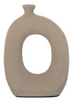 MUST Living Vaas 'Salda' Terracotta, 32cm, kleur Naturel - thumbnail