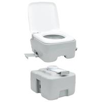 VidaXL Camping toilet grijs en wit 41,5 x 36,5 x 42 cm polyetheen - thumbnail