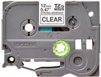 Brother TZe-S131 Labeltape extra sterk klevend Tapekleur: Transparant Tekstkleur: Zwart 12 mm 8 m - thumbnail