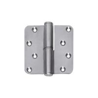 Intersteel Kogelstift Paumelle afgerond 3,5"x3,5" (89x89x3) CE - DIN rechts - RVS - thumbnail