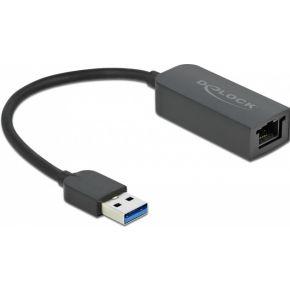 Delock USB 2.0 Adapter [1x USB-A-stekker - 1x RJ45-bus] 66646 0.16 m