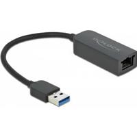 Delock USB 2.0 Adapter [1x USB-A-stekker - 1x RJ45-bus] 66646 0.16 m - thumbnail