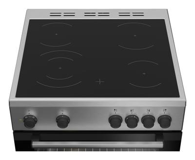 Beko FBM6701X Inductie fornuis Grijs