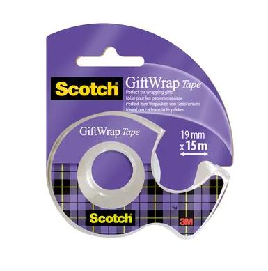 Scotch Gift Wrap tape ft 19 mm x 15 m, op blister