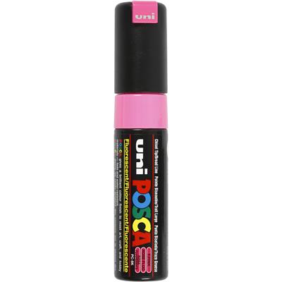 Paintmarker Uni POSCA PC8K breed schuin fluor roze