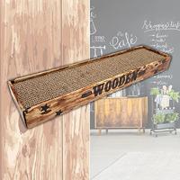 Croci krabplank homedecor noce houtprint bruin - thumbnail