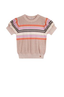 NoNo zomer top meisjes - zand - gebreid - Kae