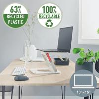 Leitz Ergo Multi-Winkel-Laptopständer Laptopstandaard Wit 38,1 cm (15") - thumbnail