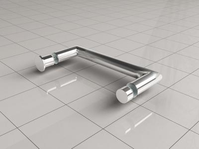 Wiesbaden losse deurgreep type 4 chroom