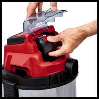 Einhell Power X-Change TC-VC 18/20 Li S-Solo Nat- en droogzuiger 20 l Zonder accu, Zonder lader - thumbnail