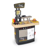 Smoby - Food Corner Restaurant - Keukenresto met CB-lezer - 29 accessoires - Imitatie speelgoed voor kinderen - thumbnail