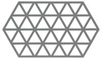 Zone - Triangles - Onderzetter Cool Grey groot - thumbnail