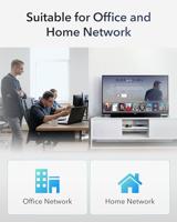 Cudy GS108D Gigabit 8-poorts switch, ethernet-splitter, desktopsplitter, zonder ventilator, verkeersoptimalisatie, plug and play - thumbnail