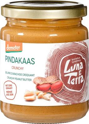 Luna E Terra Pindakaas crunchy bio 250 Gram