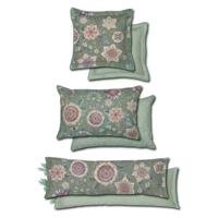 Pip Studio Pip Studio Viva Las Flores Long Cushion Green 30x90 cm - thumbnail