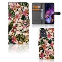 Motorola Moto G54 Hoesje Flowers - thumbnail
