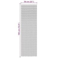 Insectengordijn 56x185 cm bamboe donkergrijs - thumbnail