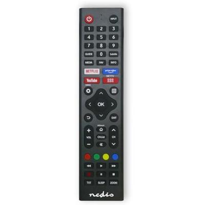 Nedis Vervangende Afstandsbediening | Geschikt voor: Hi-Sense | Voorgeprogrammeerd | 1 Apparaat | Amazon Prime / Disney + Button / Netflix Knop | Nedis Vervangende Afstandsbediening | Geschikt voor: Hi-Sense | Voorgeprogrammeerd | 1 Apparaat | Amazon Prime / Disney + Button / Netflix Knop |