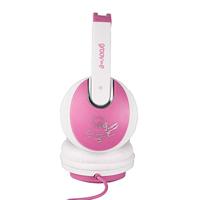 Groov-e GV590PW Kidz On-Ear DJ-stijl hoofdtelefoon met verstelbare hoofdband, zachte oorkussens, 3,5 mm hoofdtelefoonaansluiting - roze - thumbnail